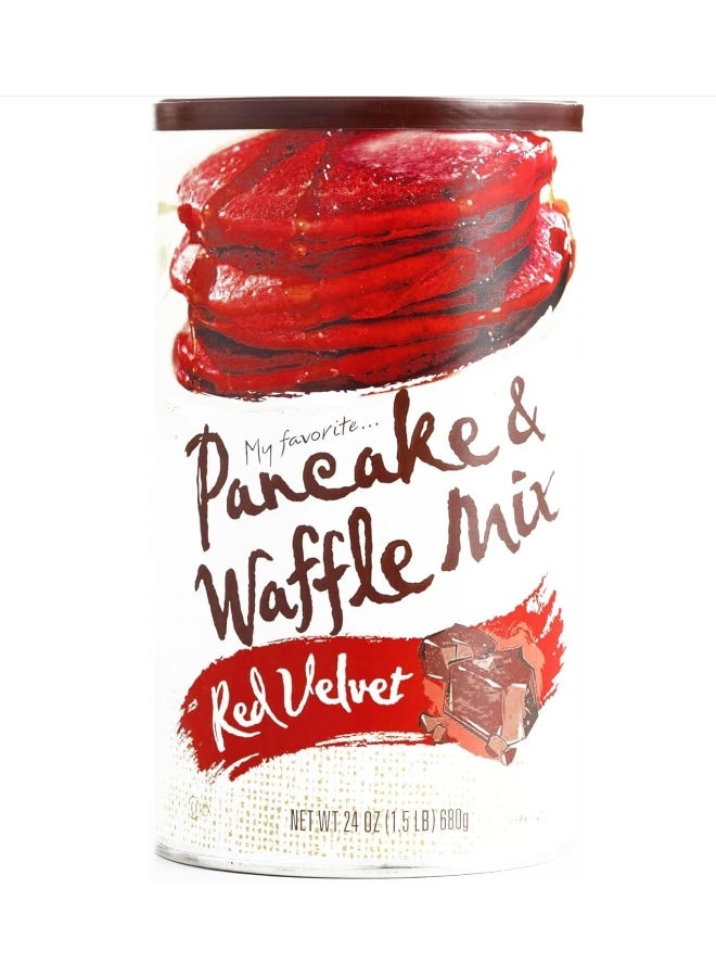 My Favorite Red Velvet Pancake & Waffle Mix